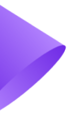 half violet cylinder shape